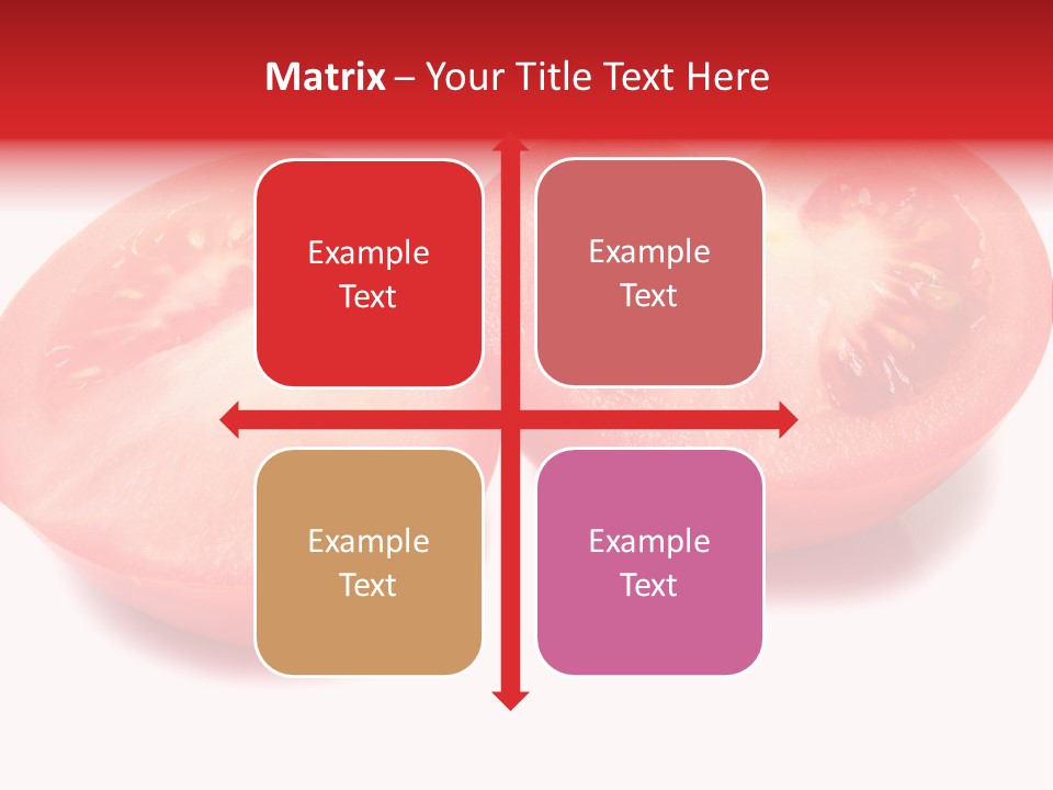 Vegetable Tomatoes Kitchen PowerPoint Template