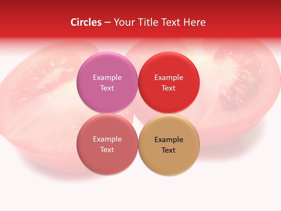 Vegetable Tomatoes Kitchen PowerPoint Template