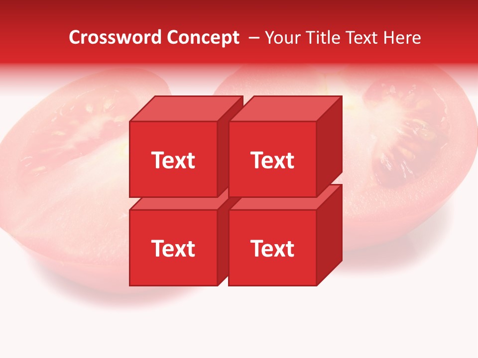 Vegetable Tomatoes Kitchen PowerPoint Template