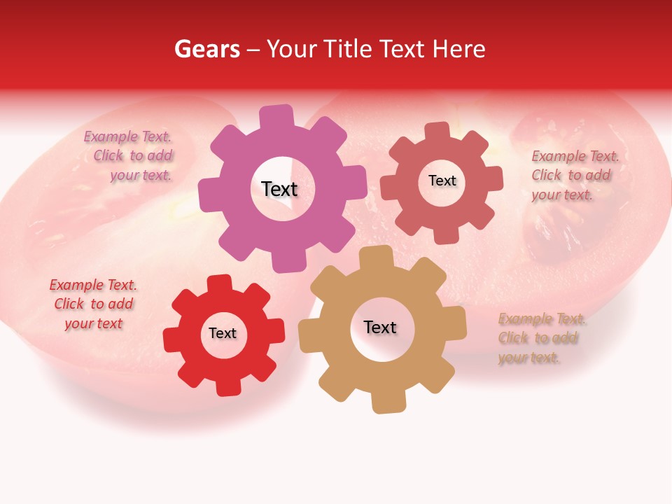 Vegetable Tomatoes Kitchen PowerPoint Template