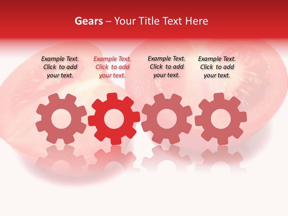 Vegetable Tomatoes Kitchen PowerPoint Template