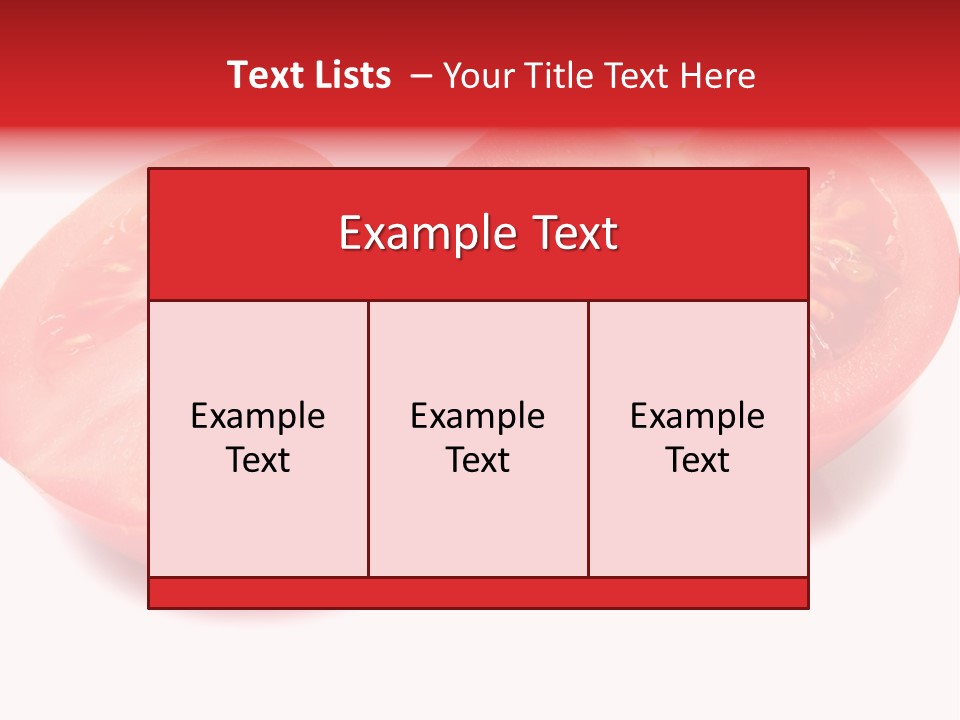 Vegetable Tomatoes Kitchen PowerPoint Template