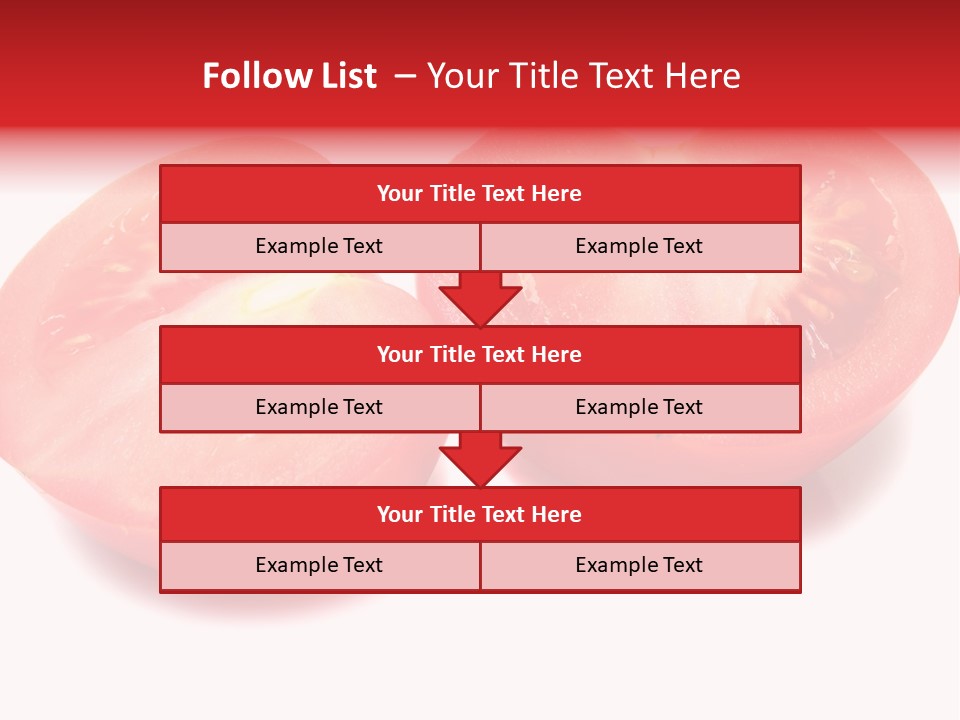 Vegetable Tomatoes Kitchen PowerPoint Template