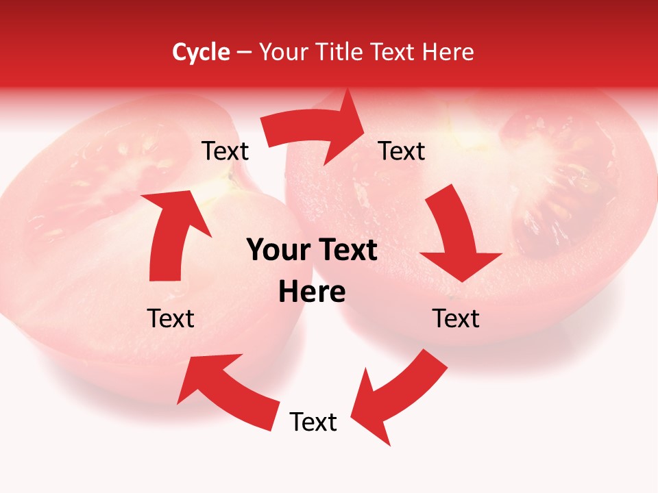 Vegetable Tomatoes Kitchen PowerPoint Template