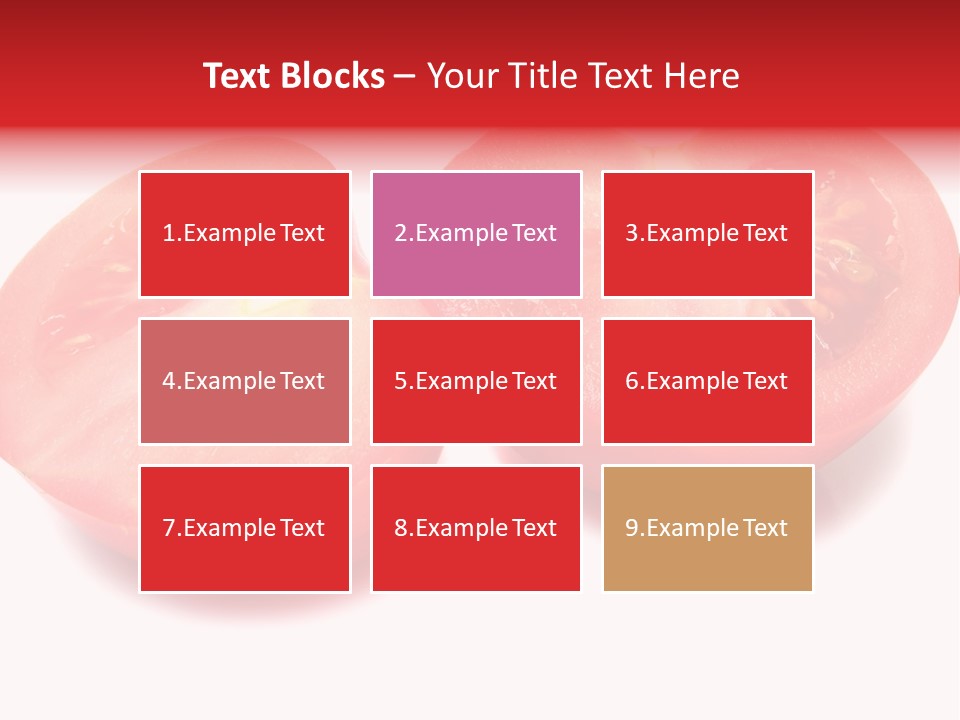 Vegetable Tomatoes Kitchen PowerPoint Template