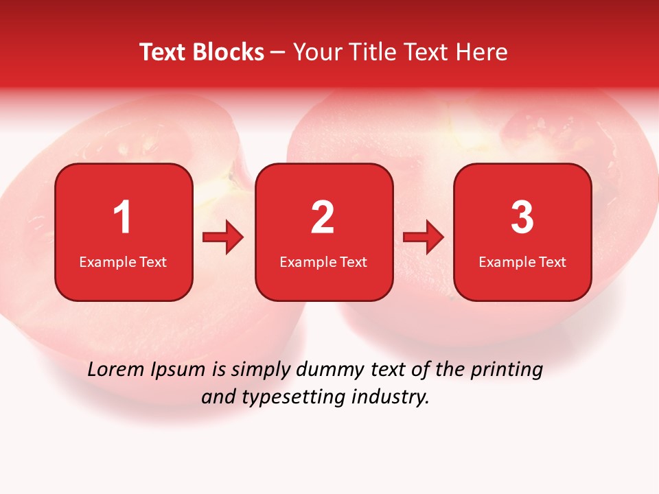 Vegetable Tomatoes Kitchen PowerPoint Template