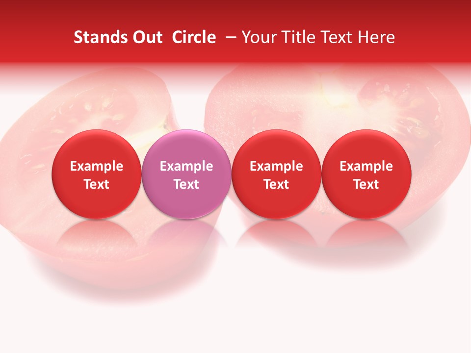 Vegetable Tomatoes Kitchen PowerPoint Template