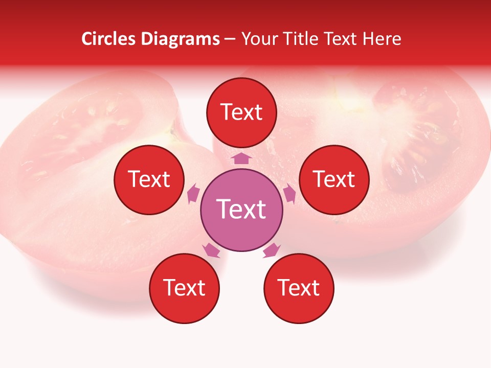 Vegetable Tomatoes Kitchen PowerPoint Template