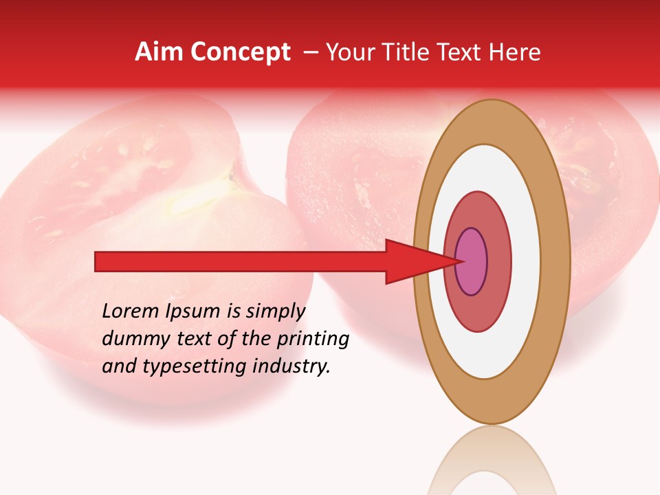Vegetable Tomatoes Kitchen PowerPoint Template