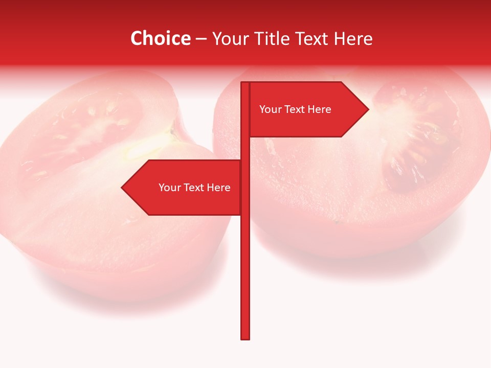 Vegetable Tomatoes Kitchen PowerPoint Template