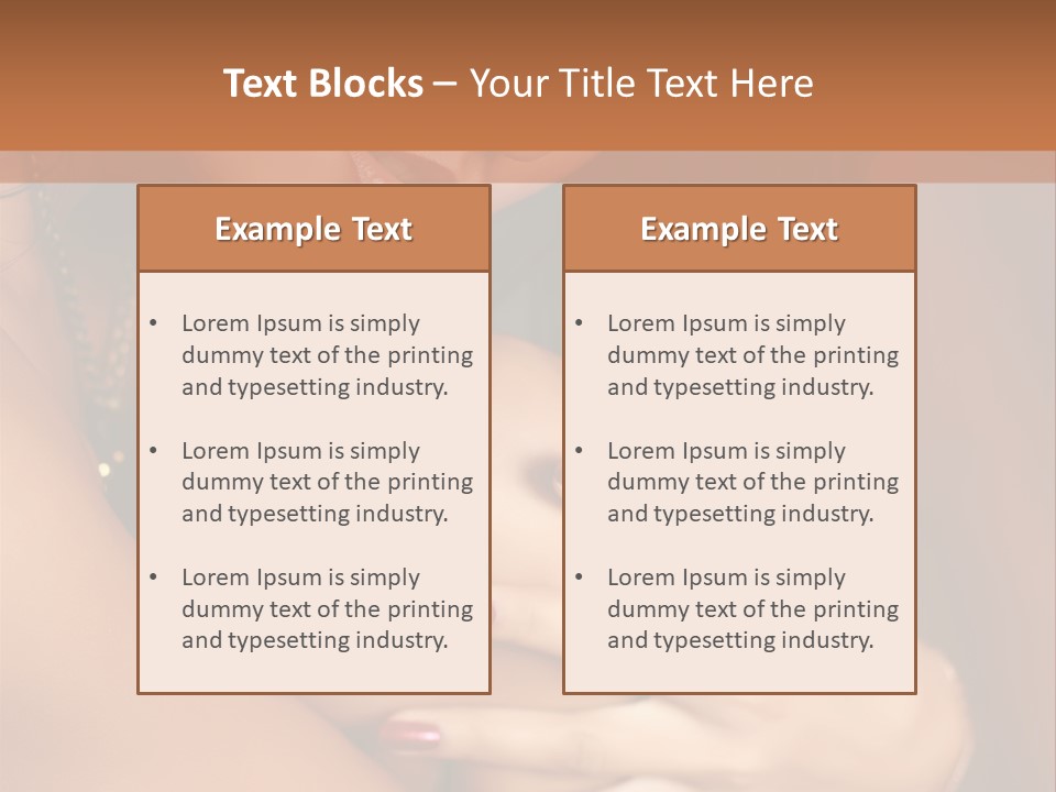Passion Skin Person PowerPoint Template