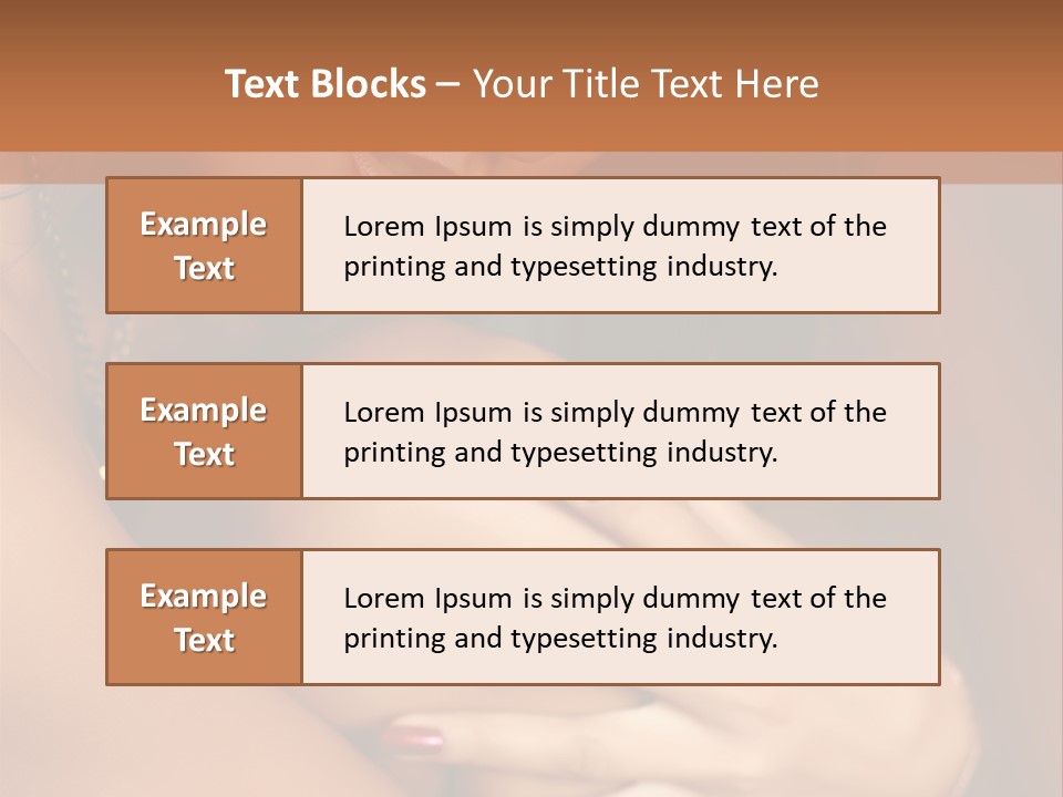 Passion Skin Person PowerPoint Template