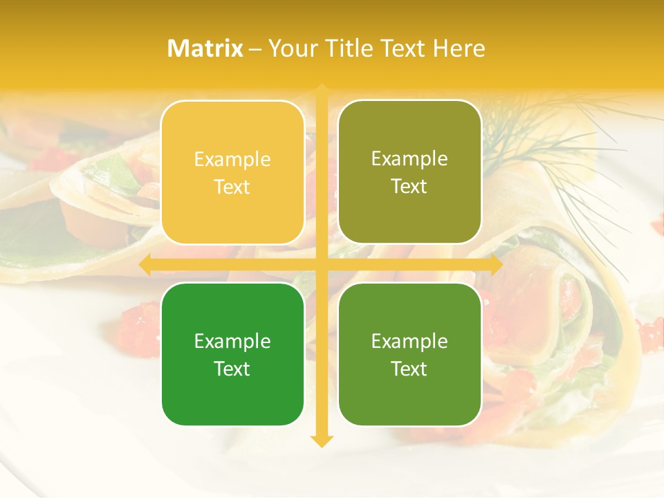 Omelet De Vegetales PowerPoint Template