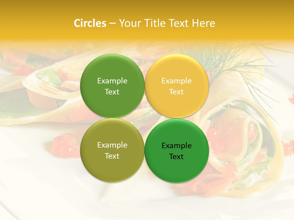 Omelet De Vegetales PowerPoint Template