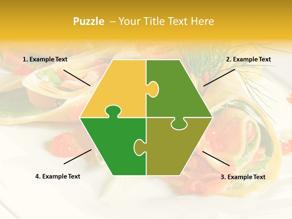 Omelet De Vegetales PowerPoint Template