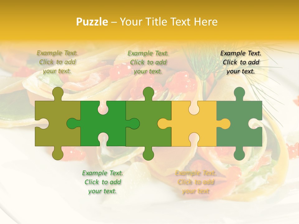 Omelet De Vegetales PowerPoint Template