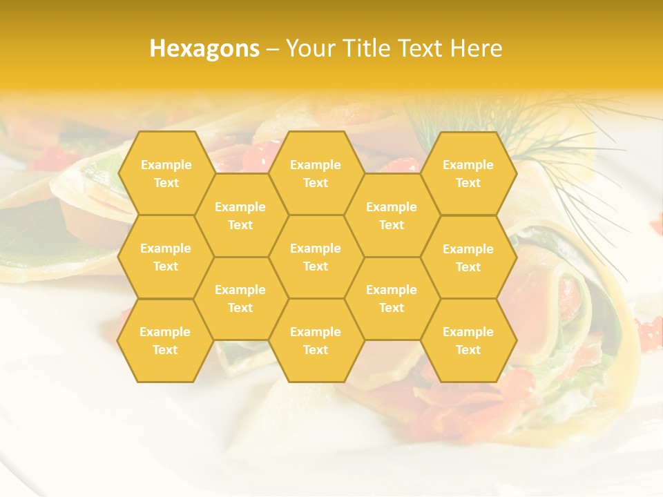 Omelet De Vegetales PowerPoint Template