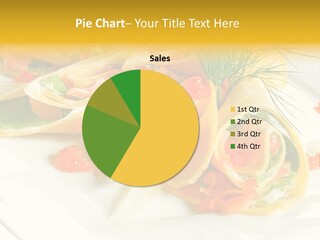 Omelet De Vegetales PowerPoint Template