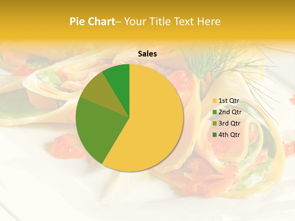 Omelet De Vegetales PowerPoint Template