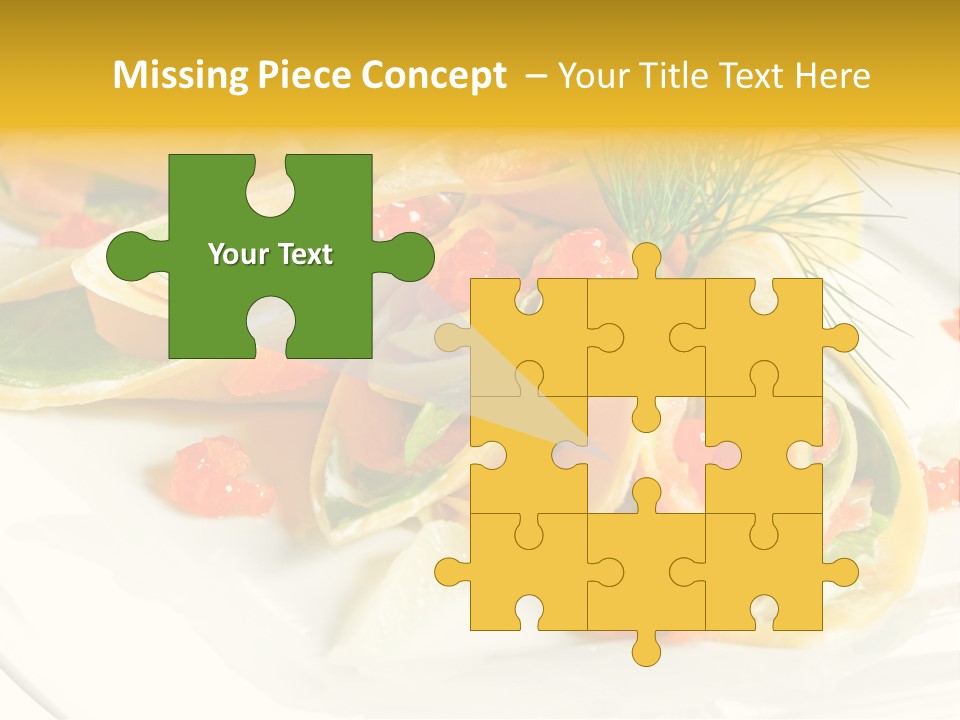 Omelet De Vegetales PowerPoint Template