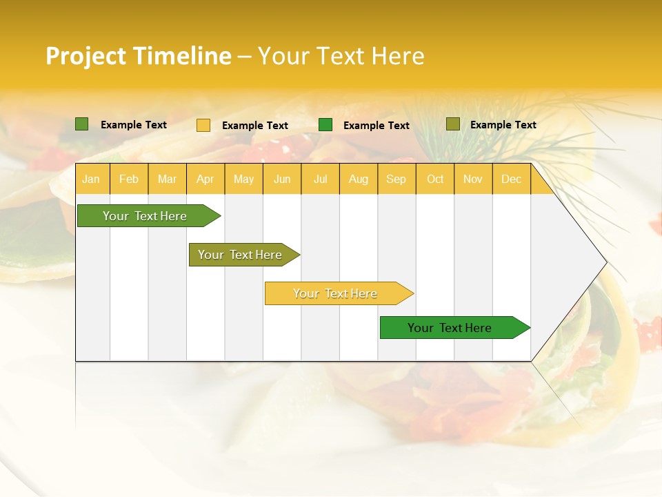 Omelet De Vegetales PowerPoint Template