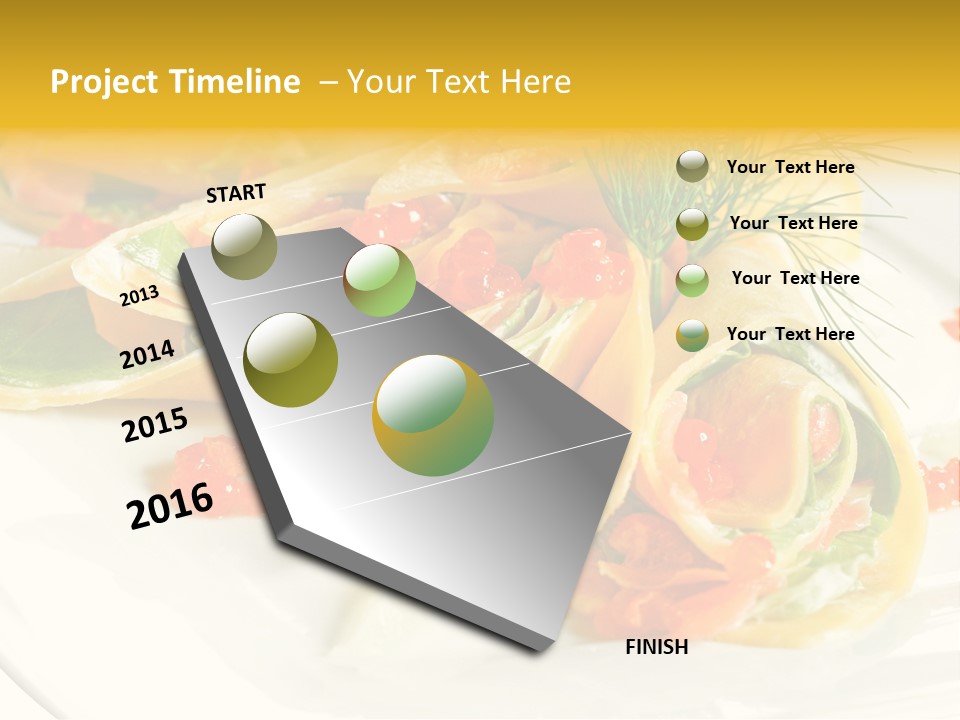 Omelet De Vegetales PowerPoint Template
