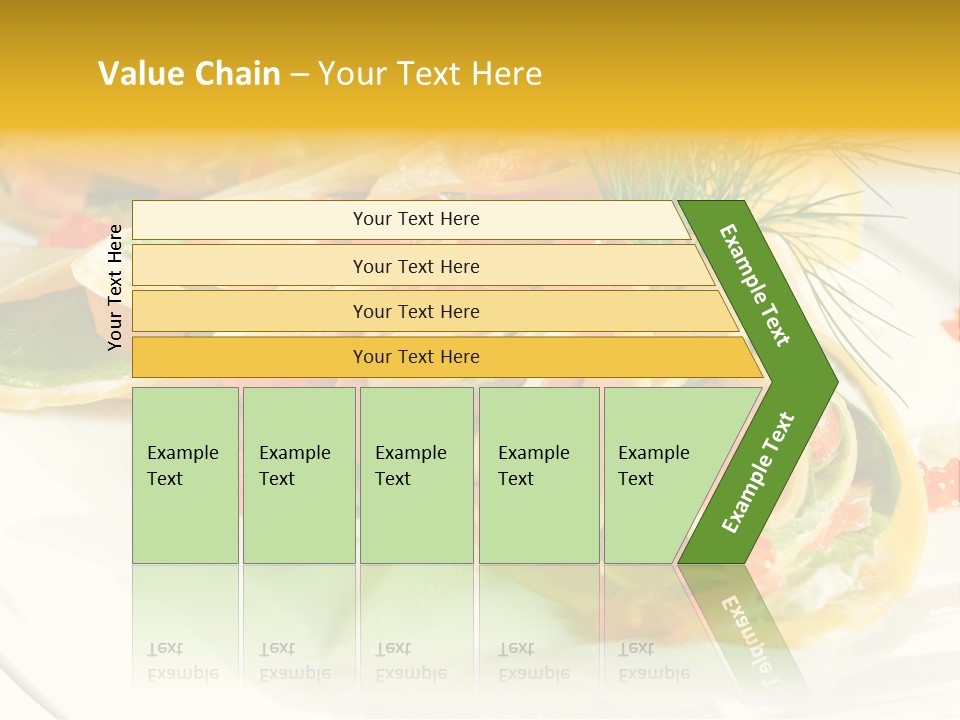 Omelet De Vegetales PowerPoint Template