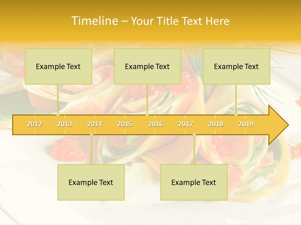 Omelet De Vegetales PowerPoint Template