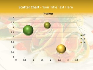 Omelet De Vegetales PowerPoint Template