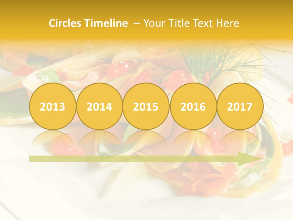 Omelet De Vegetales PowerPoint Template