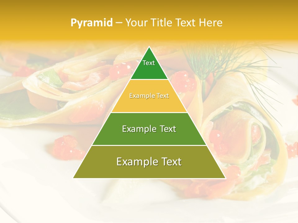 Omelet De Vegetales PowerPoint Template