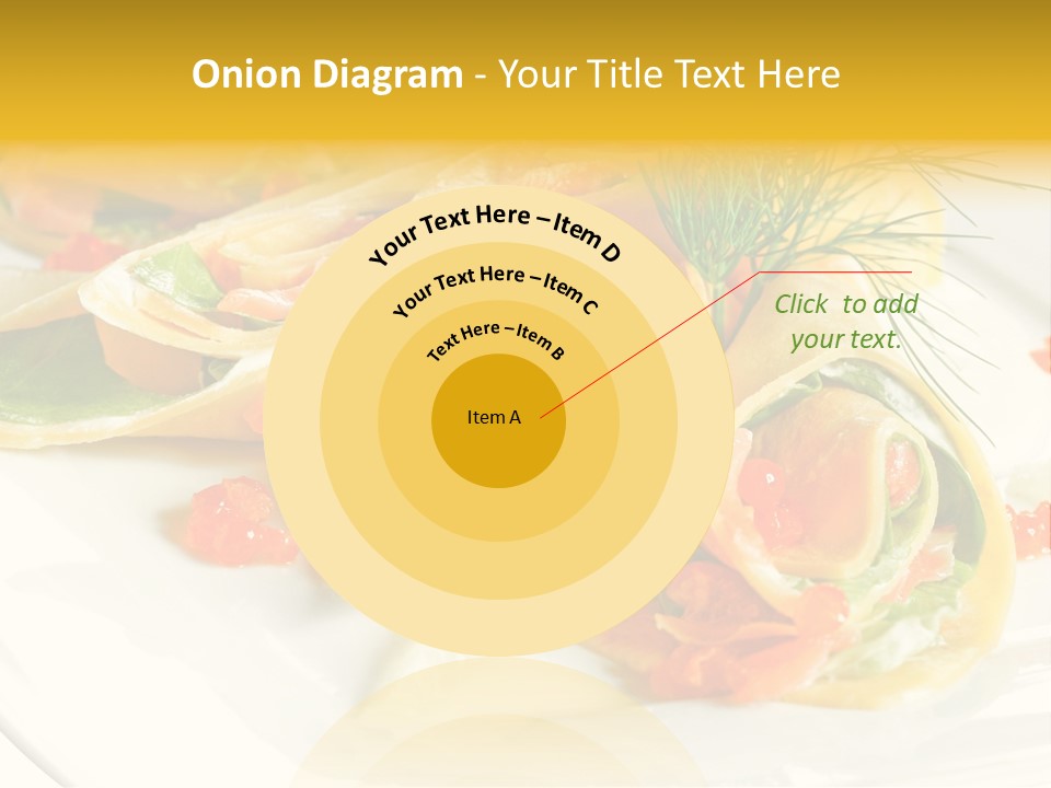 Omelet De Vegetales PowerPoint Template