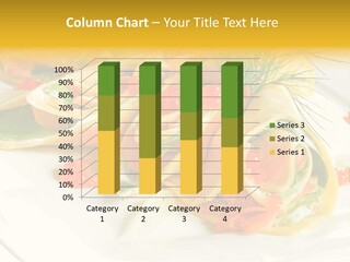 Omelet De Vegetales PowerPoint Template