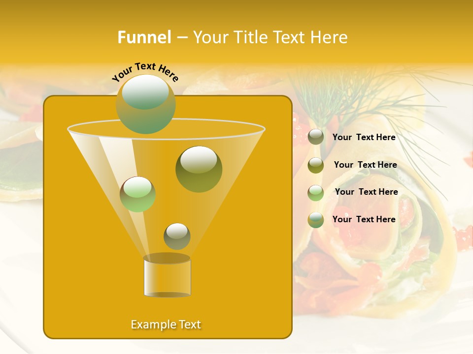 Omelet De Vegetales PowerPoint Template
