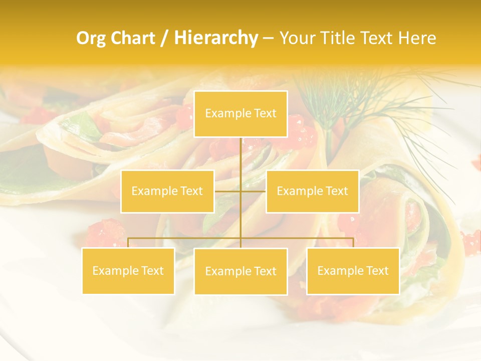 Omelet De Vegetales PowerPoint Template