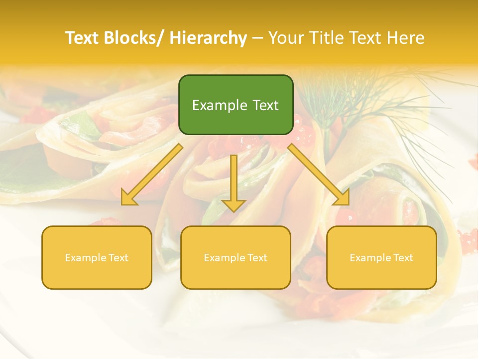 Omelet De Vegetales PowerPoint Template
