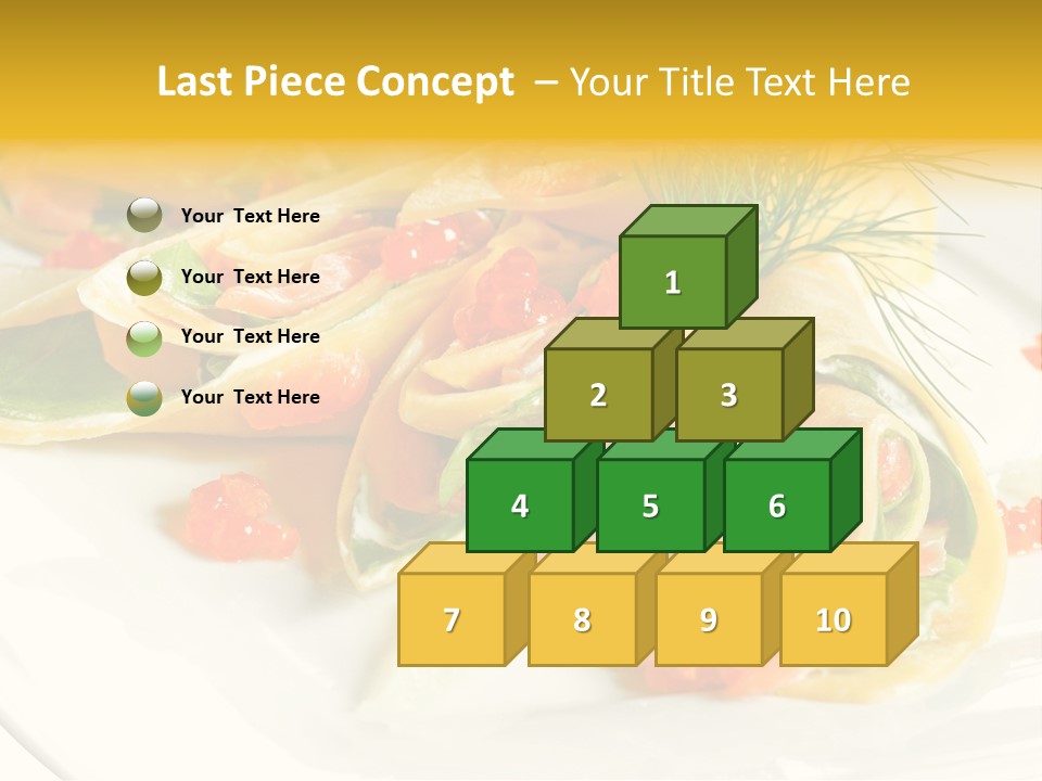 Omelet De Vegetales PowerPoint Template