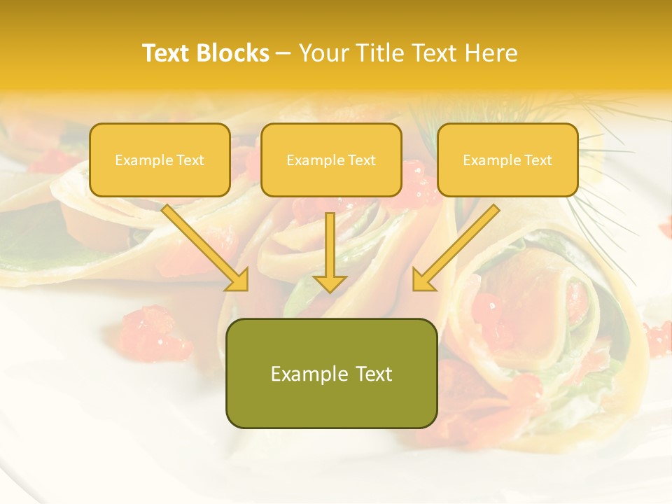 Omelet De Vegetales PowerPoint Template