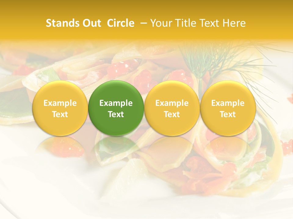Omelet De Vegetales PowerPoint Template