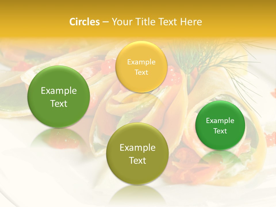 Omelet De Vegetales PowerPoint Template