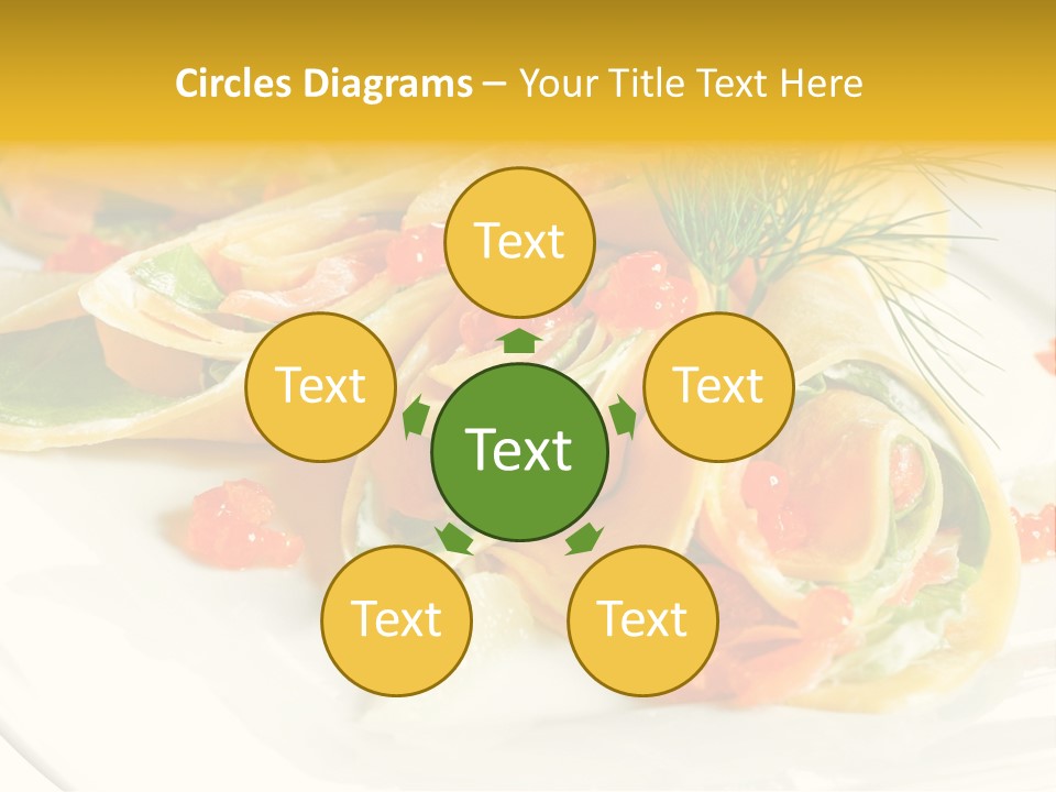 Omelet De Vegetales PowerPoint Template