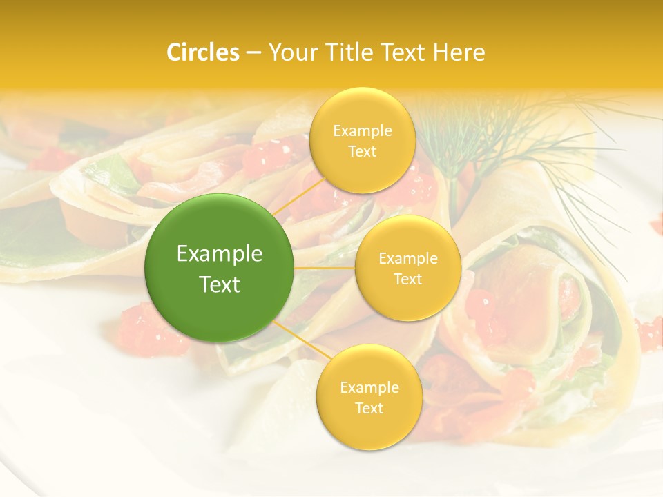 Omelet De Vegetales PowerPoint Template