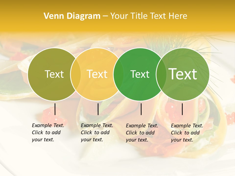 Omelet De Vegetales PowerPoint Template