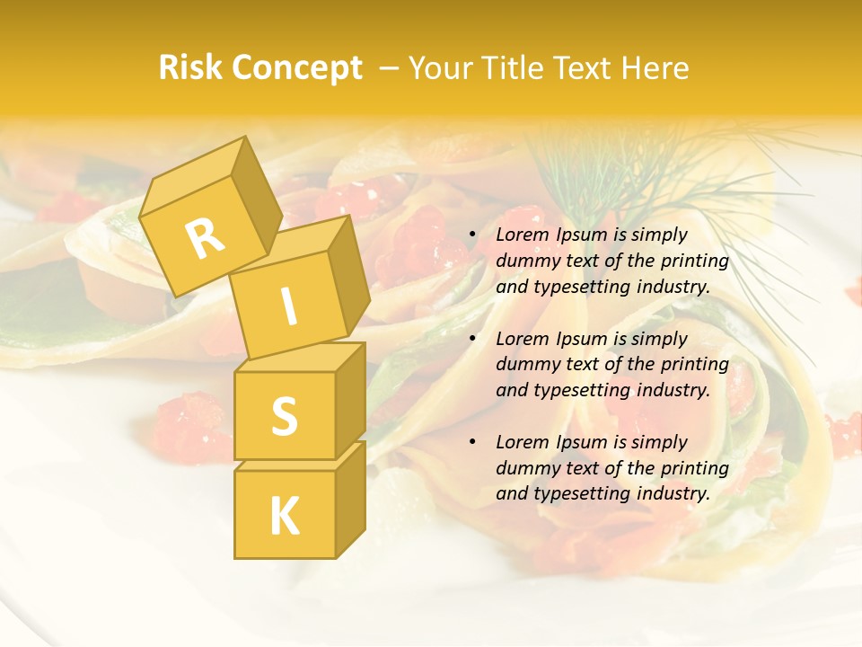 Omelet De Vegetales PowerPoint Template