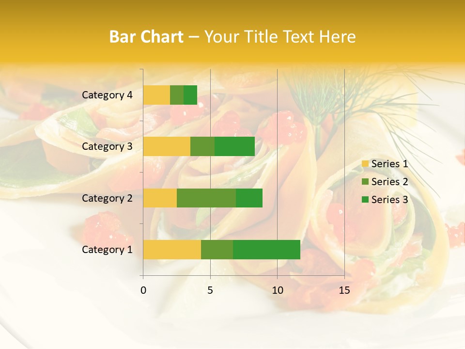 Omelet De Vegetales PowerPoint Template