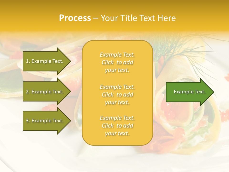 Omelet De Vegetales PowerPoint Template