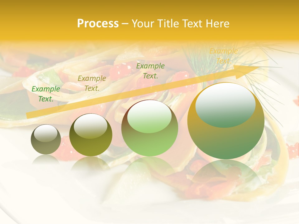 Omelet De Vegetales PowerPoint Template
