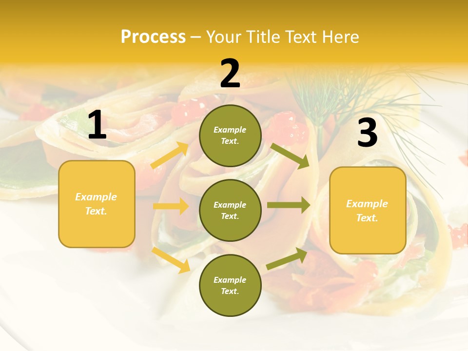 Omelet De Vegetales PowerPoint Template
