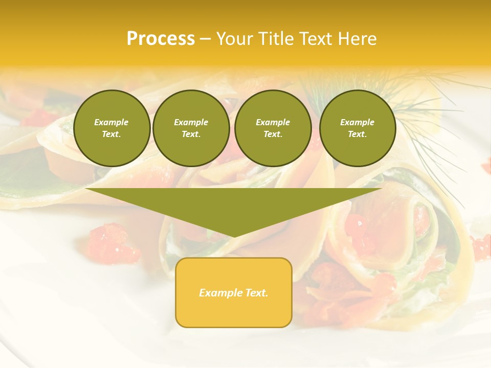 Omelet De Vegetales PowerPoint Template