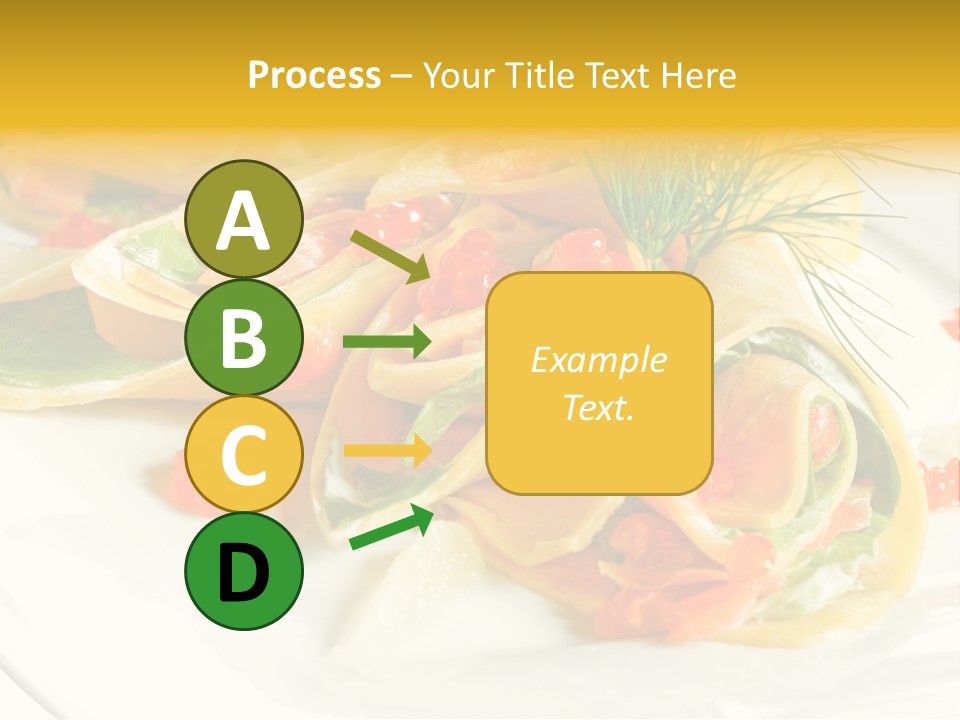 Omelet De Vegetales PowerPoint Template